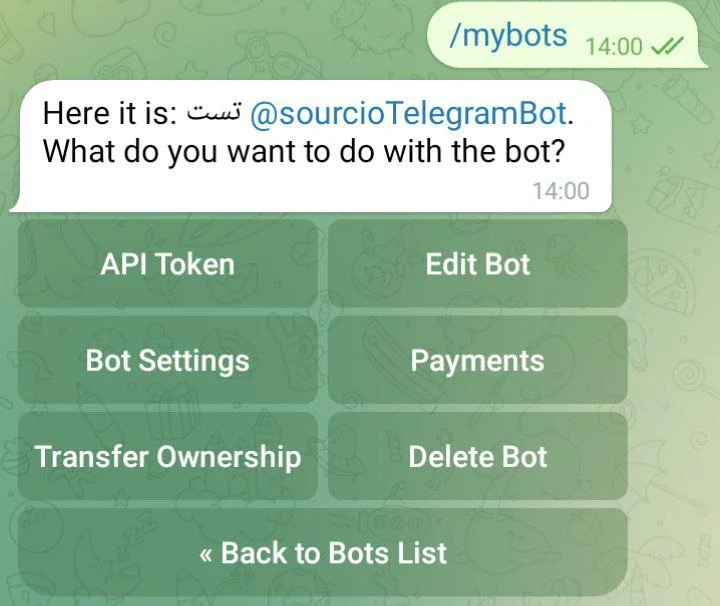 مدیریت ربات در بات فادر